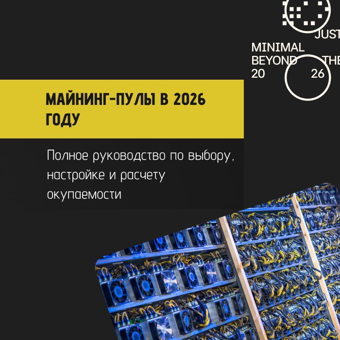 Майнинг-пулы в 2026 году: Полное руководство по выбору, настройке и расчету окупаемости